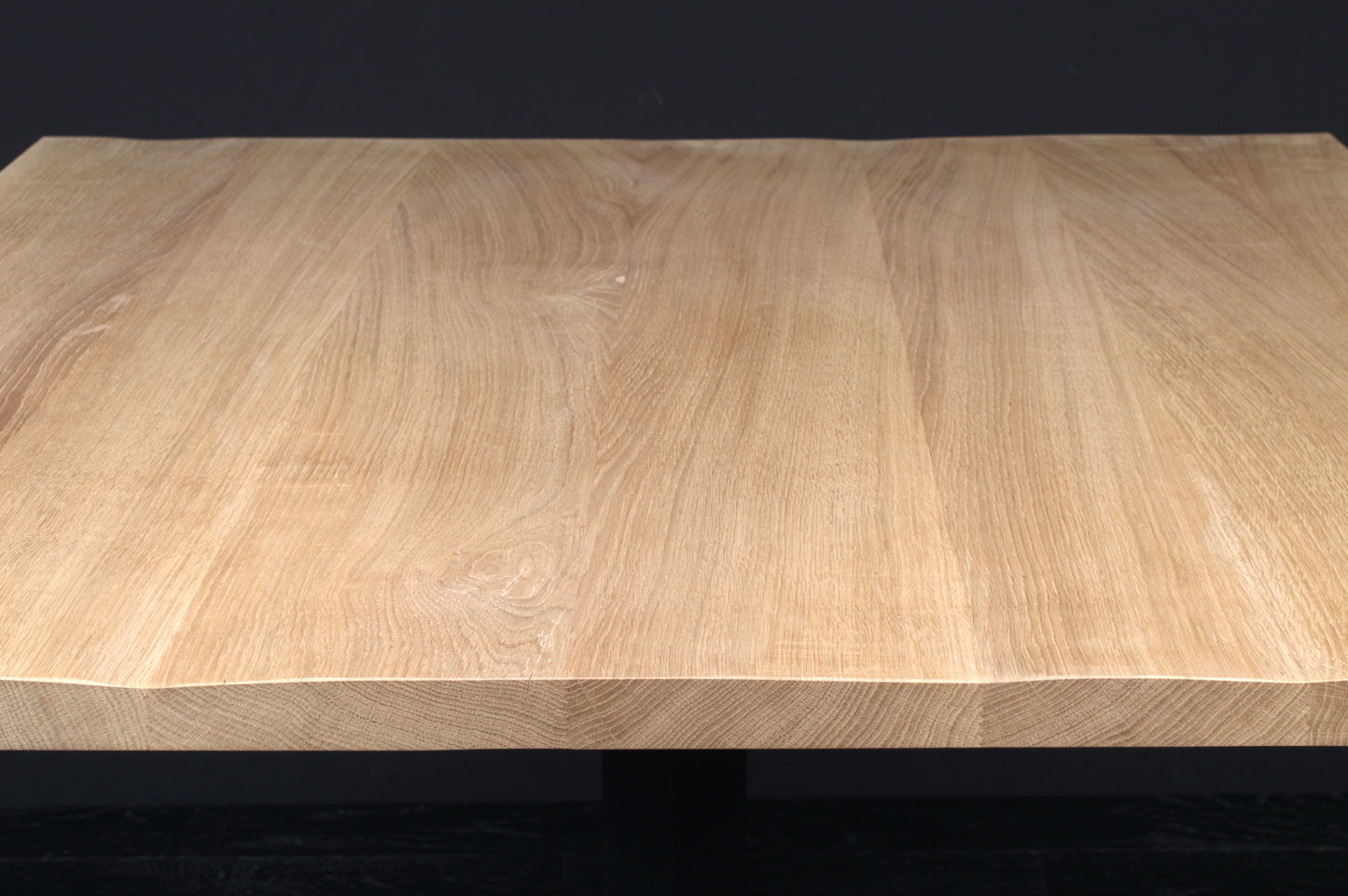 Plateau chêne brut 1200 x 1200 style INDUS' BORDS DROITS (A010)