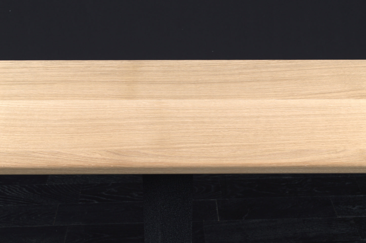 Tablette 1400x300 chêne brut BORDS ARRONDIS (A018)