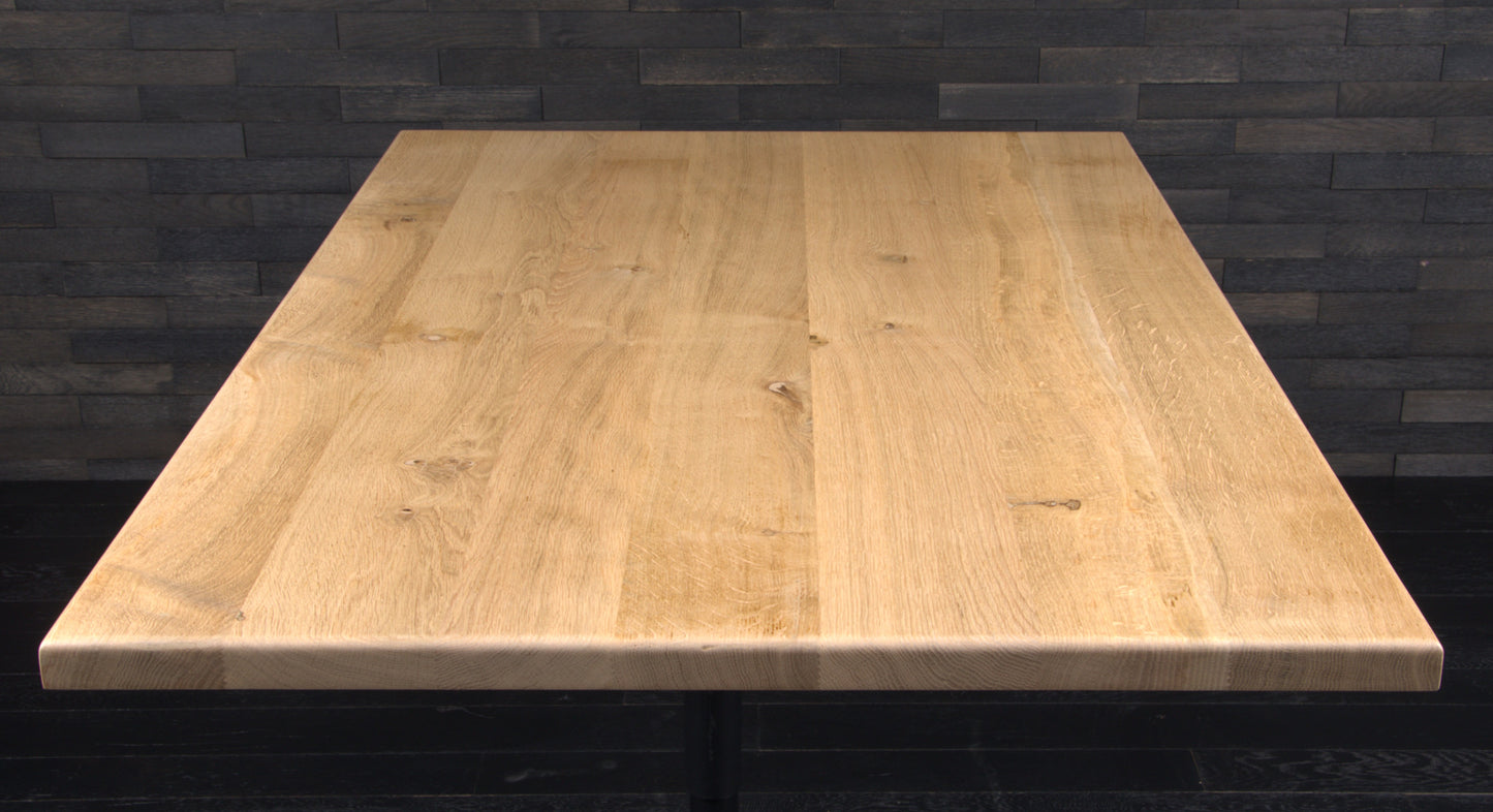 Plateau chêne massif 1400X900mm vernis mat (N°A094)