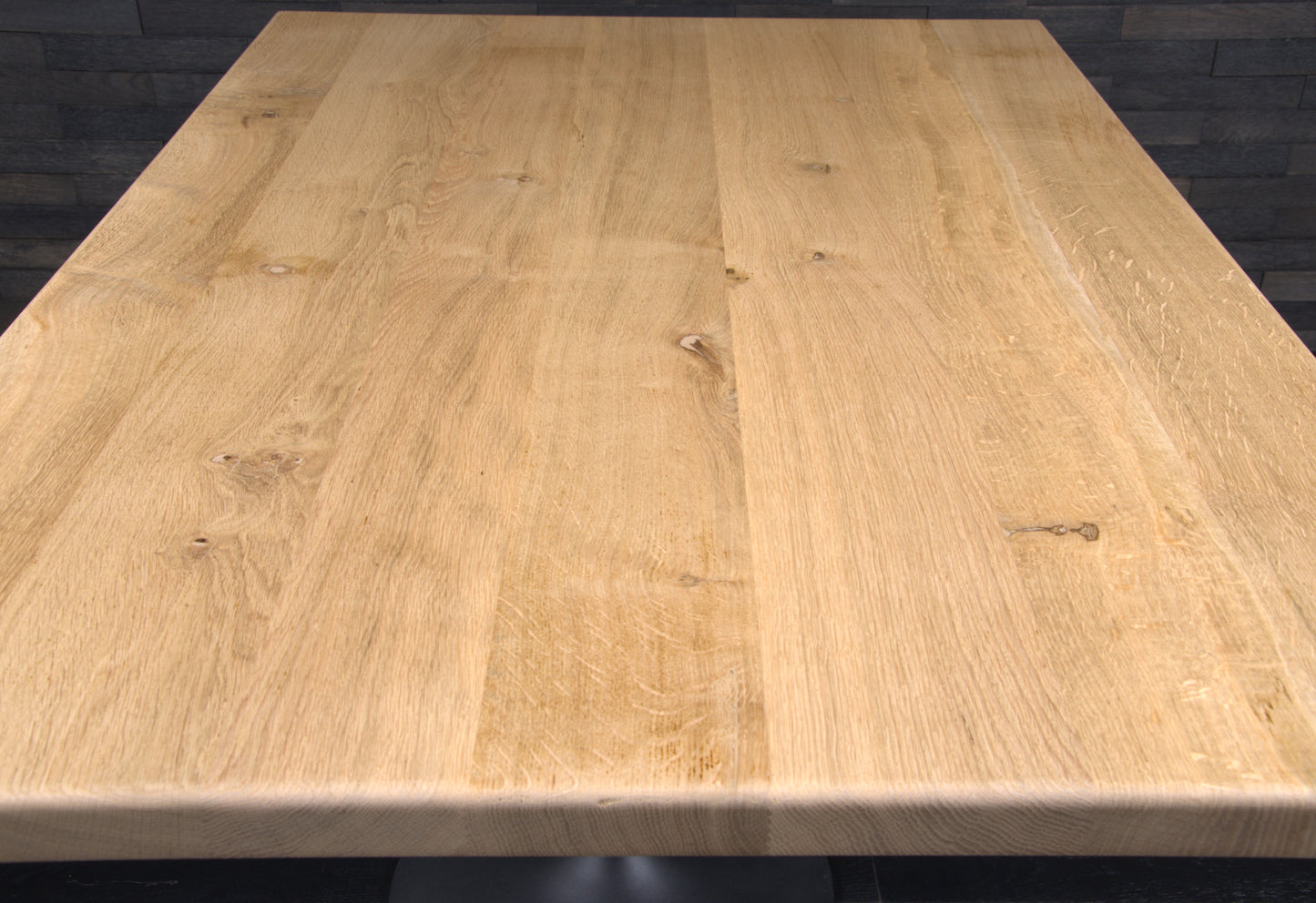 Plateau chêne massif 1400X900mm vernis mat (N°A094)