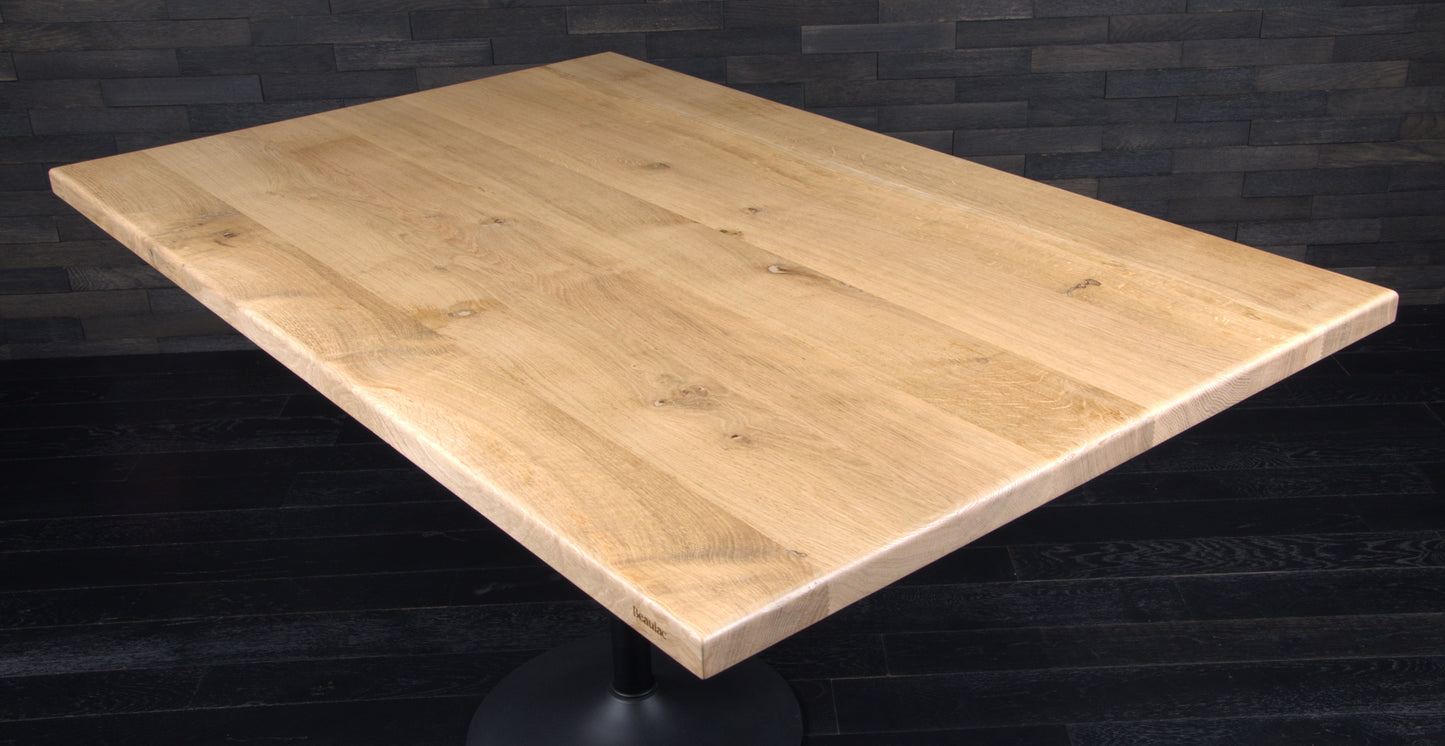 Plateau chêne massif 1400X900mm vernis mat (N°A094)