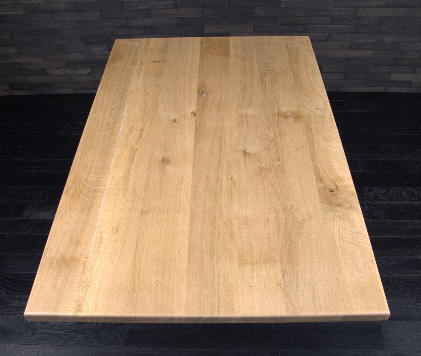 Plateau chêne massif 1400X900mm vernis mat (N°A094)