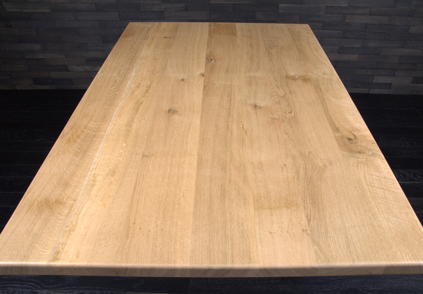 Plateau chêne massif 1400X900mm vernis mat (N°A094)
