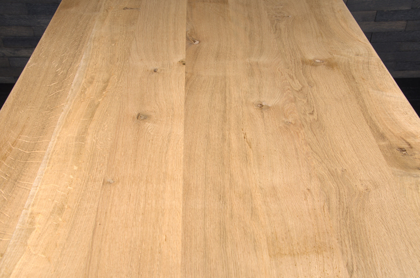 Plateau chêne massif 1400X900mm vernis mat (N°A094)
