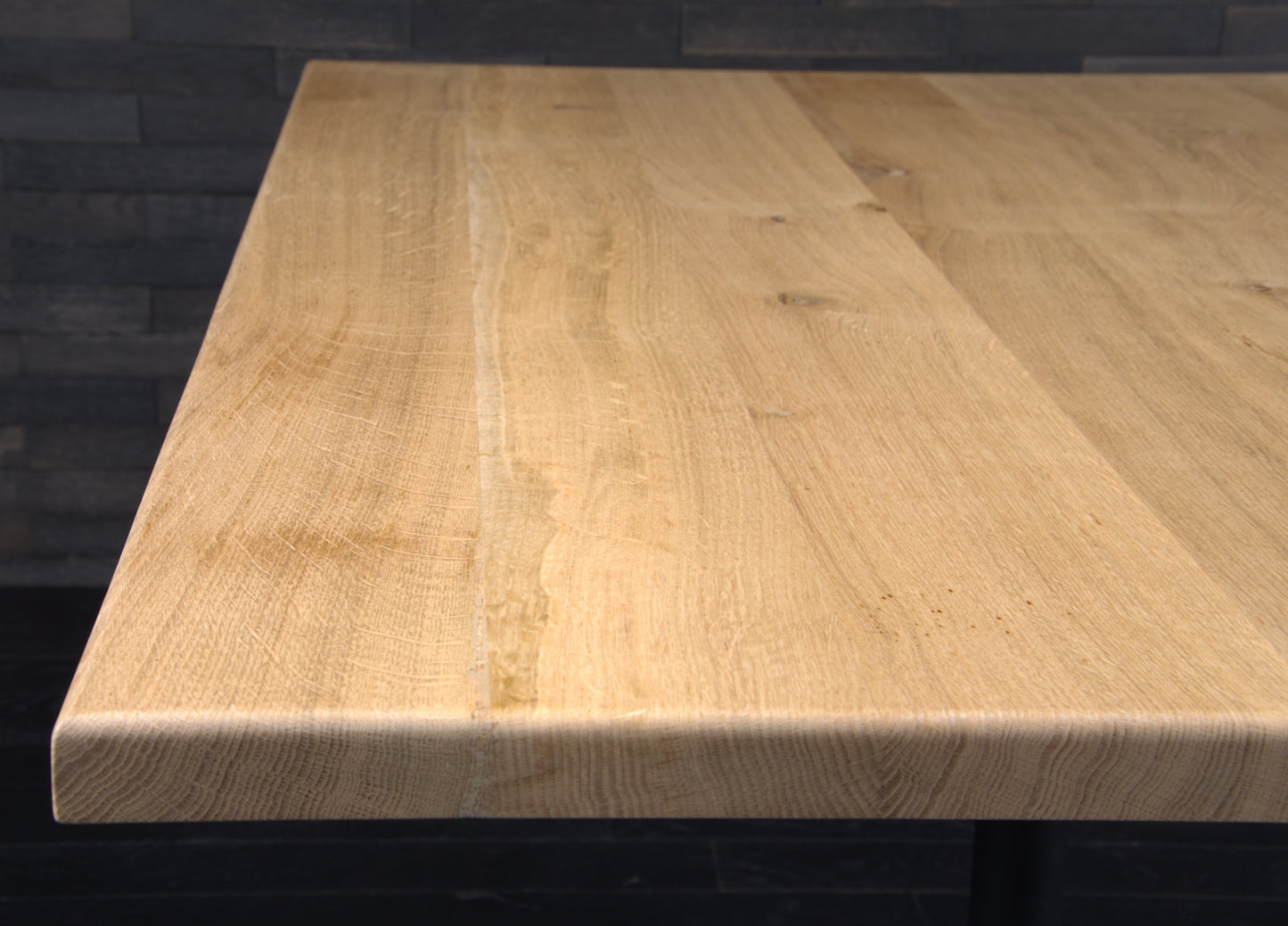 Plateau chêne massif 1400X900mm vernis mat (N°A094)