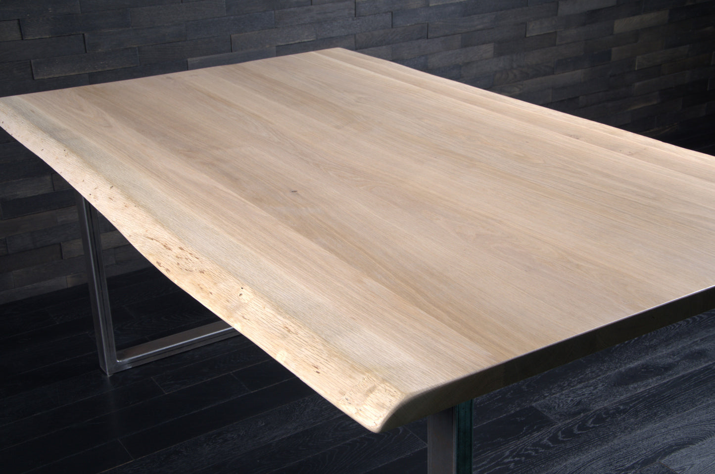Plateau chêne vernis mat 1600 x 920 BORDS NATURE (A068)
