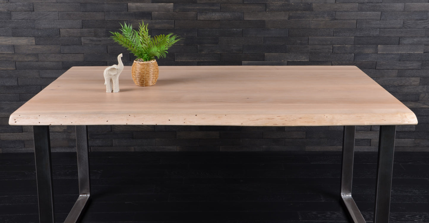 Plateau chêne vernis mat 1600 x 920 BORDS NATURE (A068)