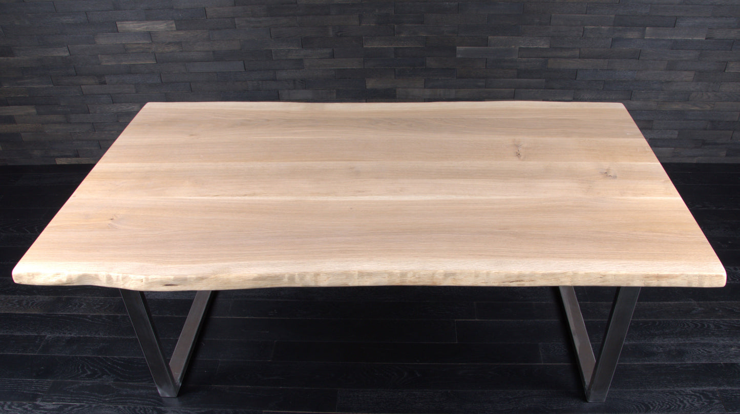 Plateau chêne Vernis Mat 1800 x 930 BORDS NATURE (A067)