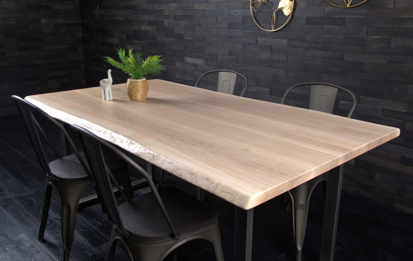 Plateau chêne Vernis Mat 1800 x 930 BORDS NATURE (A067)