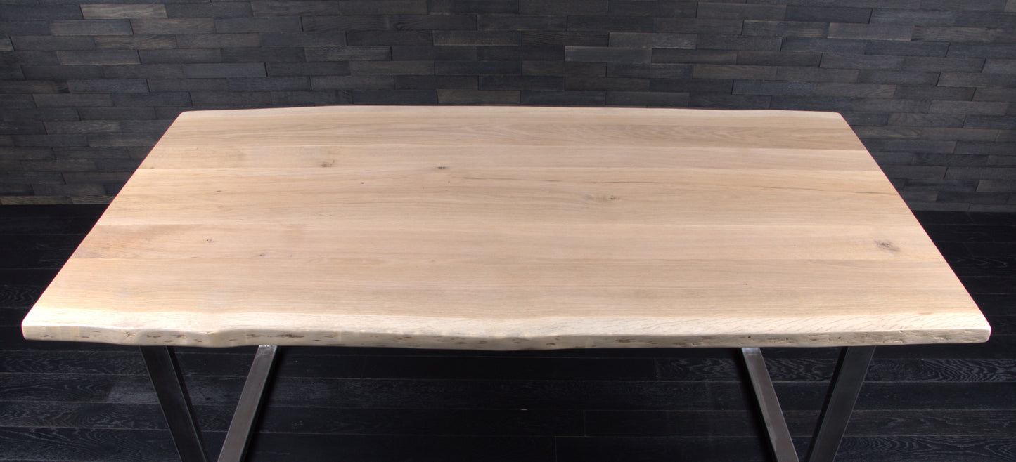 Plateau chêne Vernis Mat 1800 x 910 BORDS NATURE (A066)