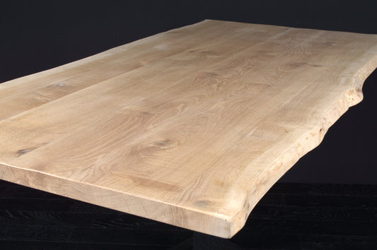 Plateau brut chêne 1850 x 900  BORDS NATURE (A007)