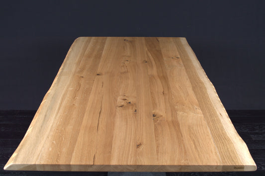 Plateau chêne 1600 x 900 vernis  BORDS NATURE (A055)