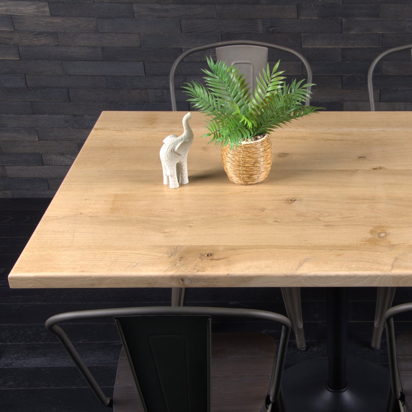 Plateau chêne massif 1400X900mm vernis mat (N°A094)