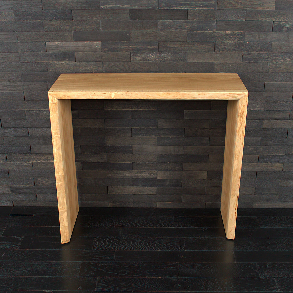 Console en chêne massif à bords naturels – N°A171