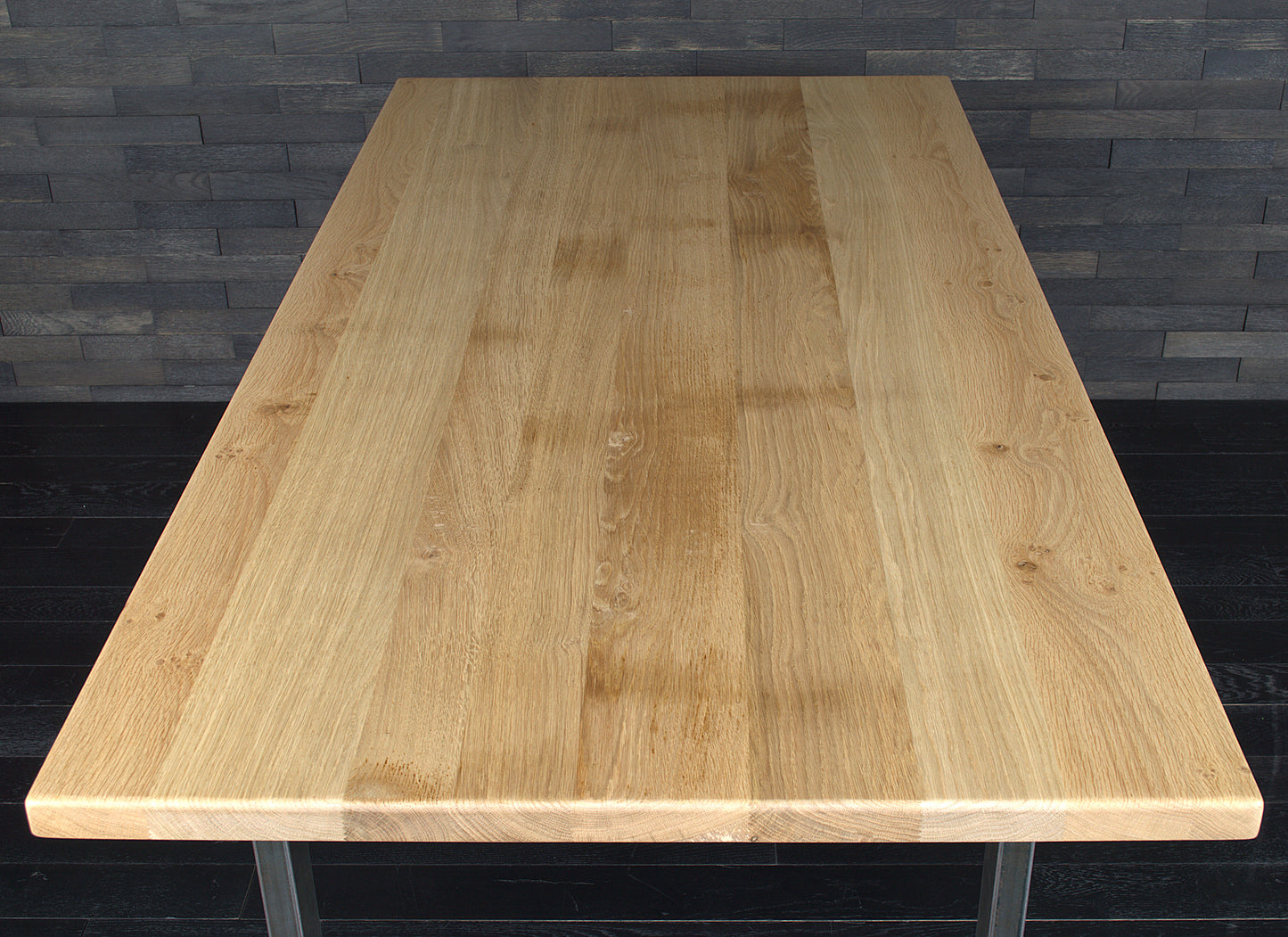 Plateau chêne massif 1800X900mm vernis mat (N°A127)