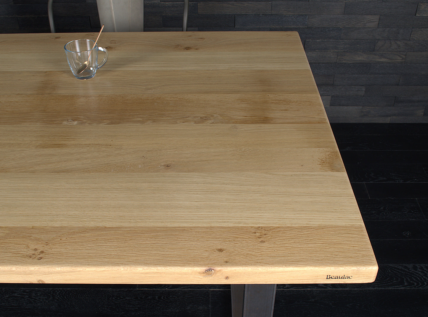 Plateau chêne massif 1800X900mm vernis mat (N°A127)