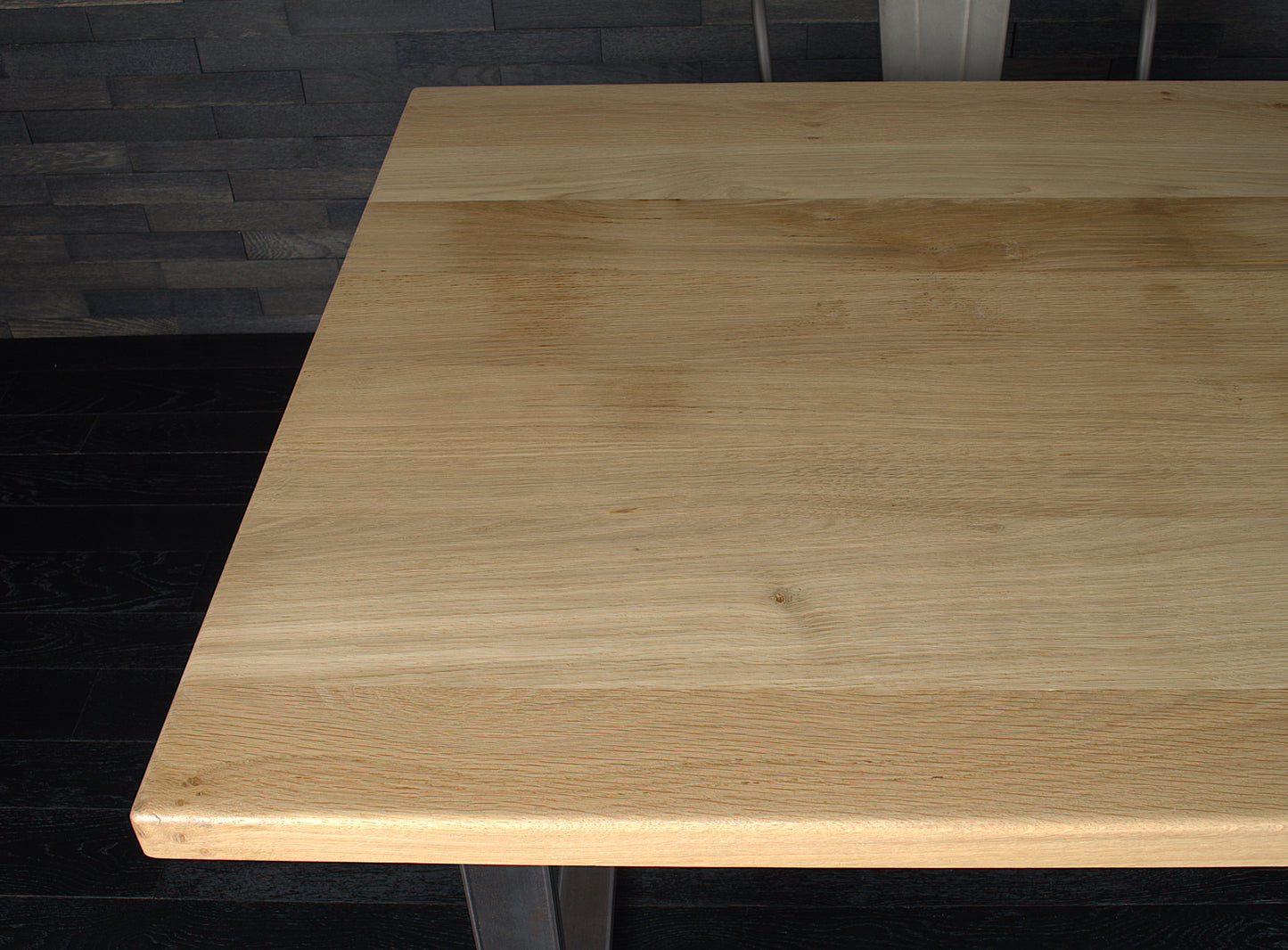 Plateau chêne massif 1800X900mm vernis mat (N°A127)
