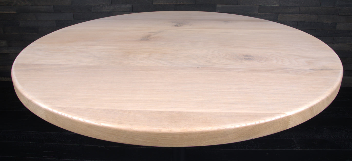 Plateau chêne massif 1000mm vernis blanchi (N°A092)