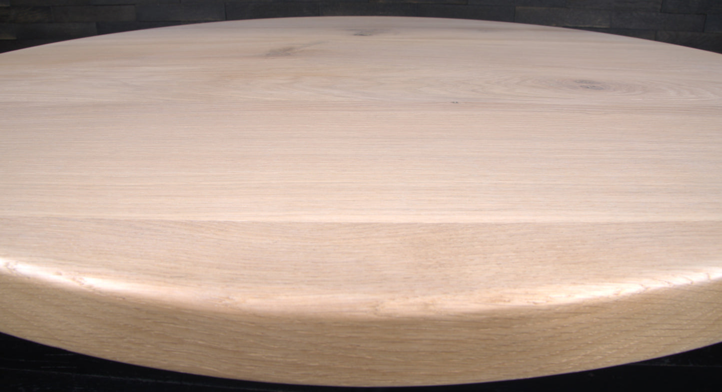 Plateau chêne massif 1000mm vernis blanchi (N°A092)