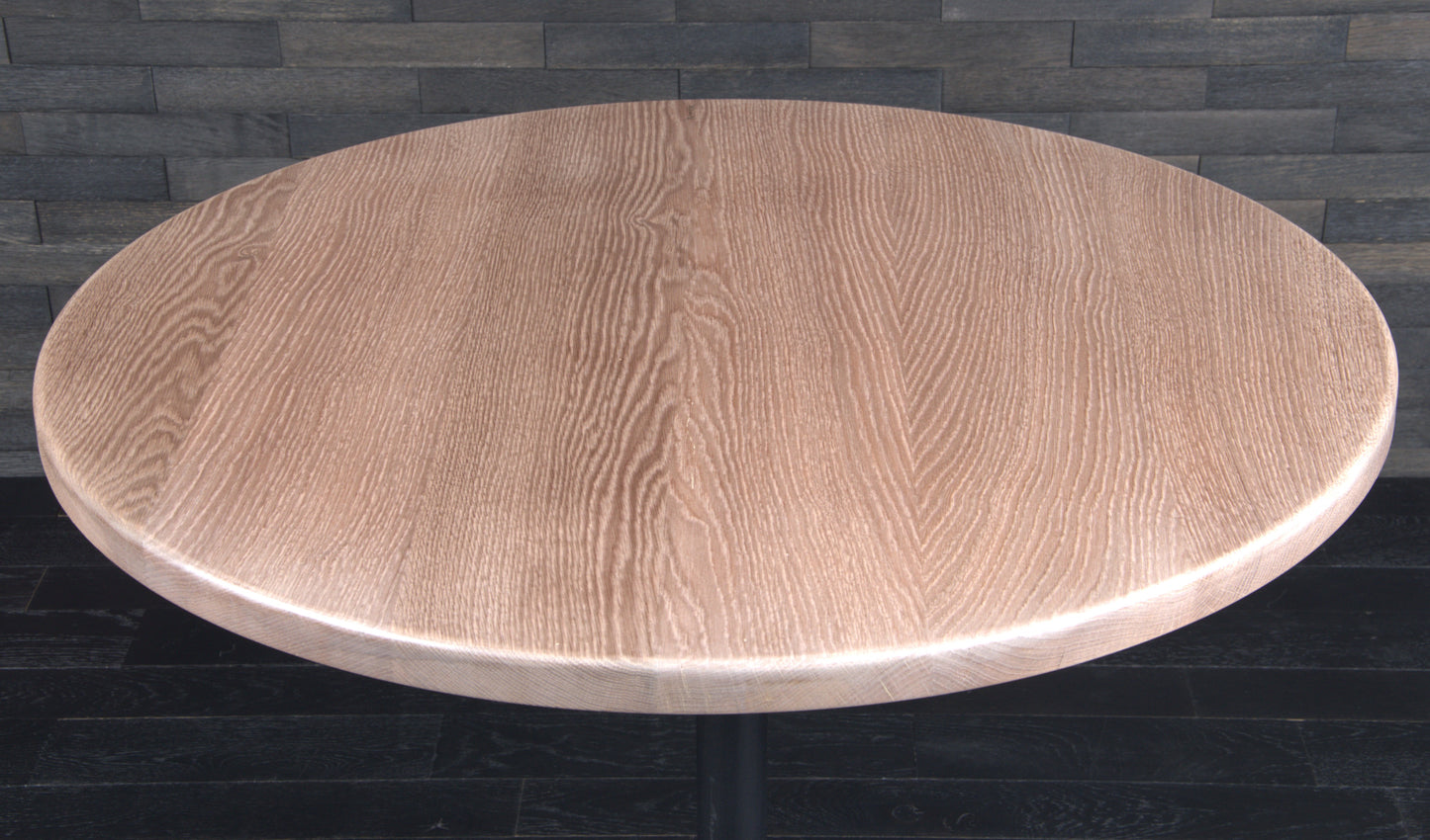 Plateau chêne massif 1000mm teinté vernis mat (N° A093)