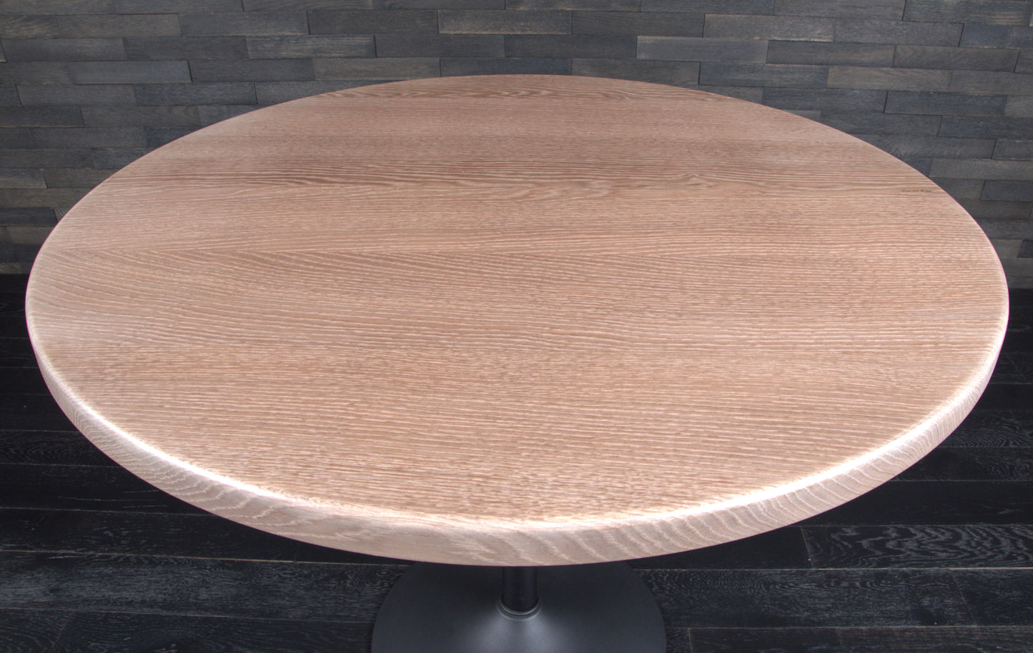 Plateau chêne massif 1000mm teinté vernis mat (N° A093)