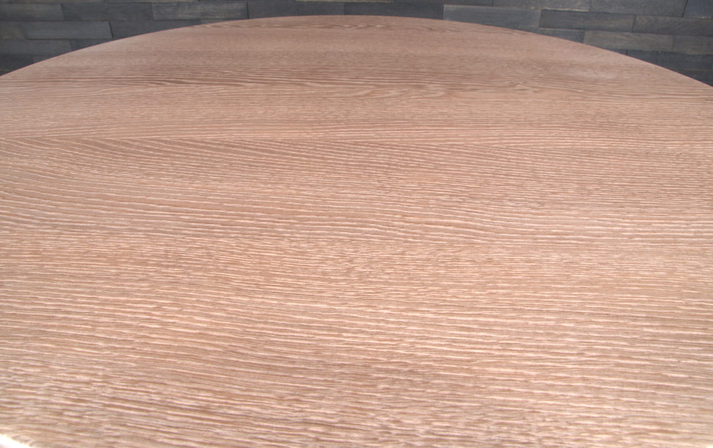 Plateau chêne massif 1000mm teinté vernis mat (N° A093)