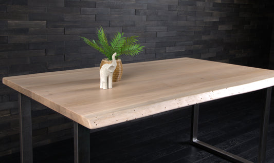 Plateau chêne vernis mat 1600 x 920  BORDS NATURE (A068)