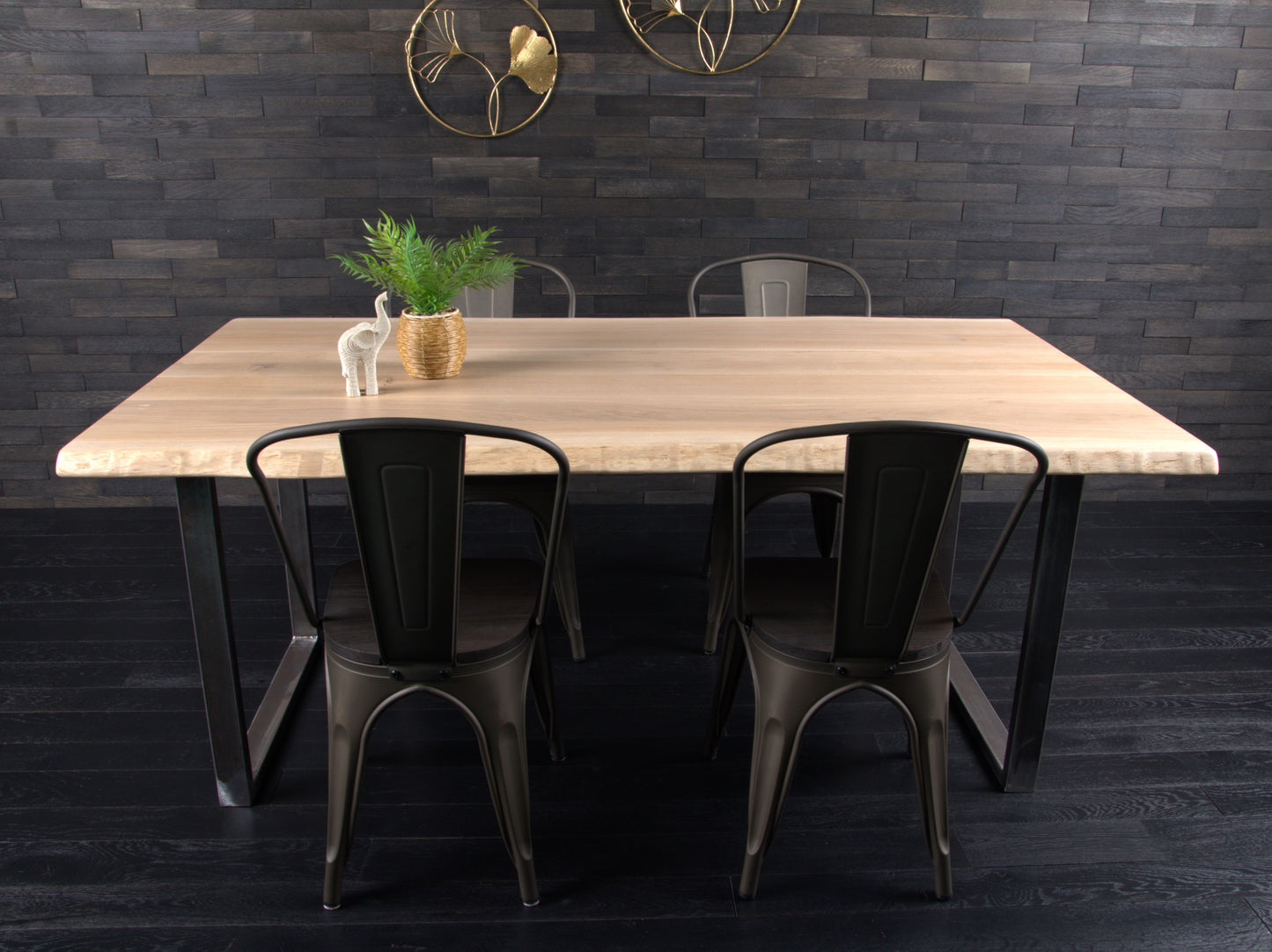 Plateau chêne Vernis Mat 1800 x 930 BORDS NATURE (A067)