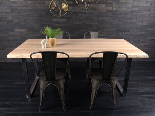 Plateau chêne Vernis Mat 1800 x 930 BORDS NATURE (A067)