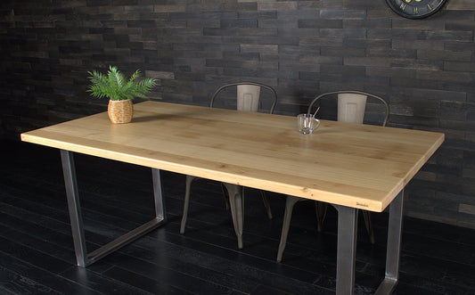 Plateau chêne massif 1800X900mm vernis mat (N°A127)