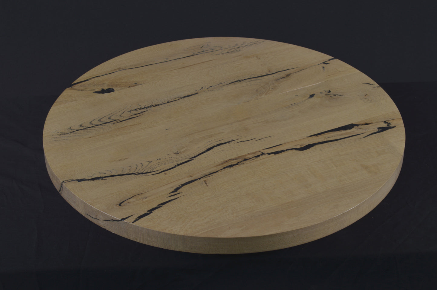 Plateau chêne 700 BISTROT INDUS' vernis BORDS DROITS (A005)