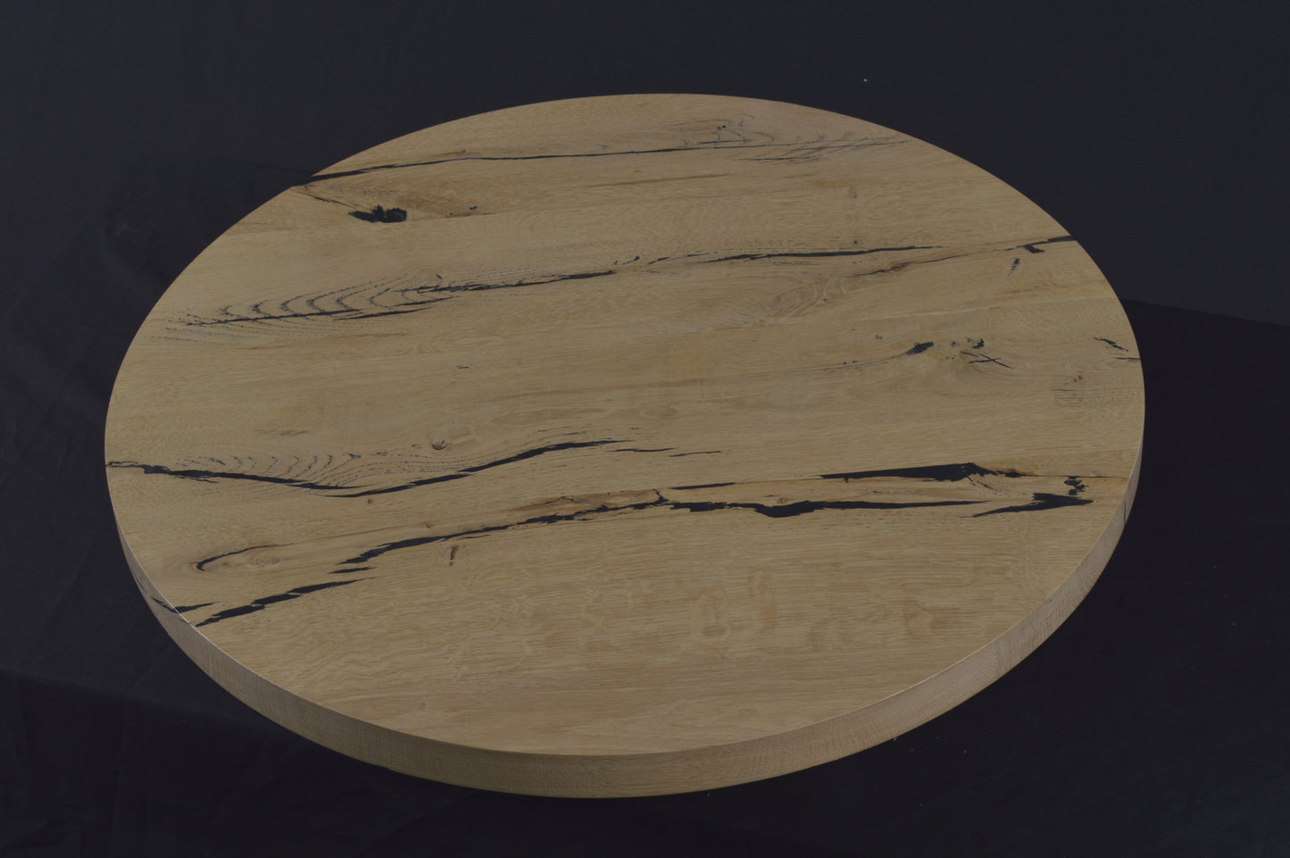 Plateau chêne 700 BISTROT INDUS' vernis BORDS DROITS (A005)