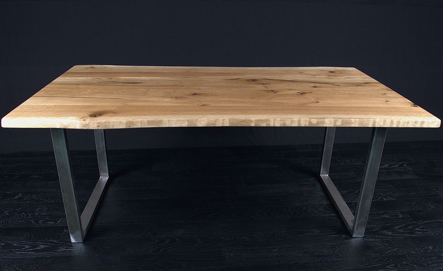 Plateau chêne 1800 x 910 insert " S " vernis BORDS NATURE (A058)